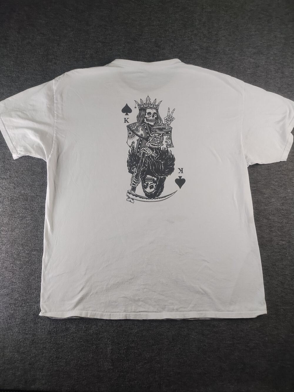 Skeleton King & Grim Reaper Shirt XL Thirty Single Ace of Spades ( RARE)